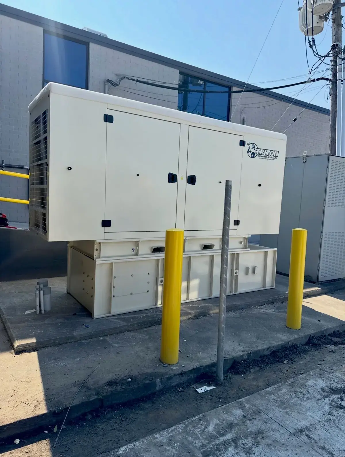Standby generator installation